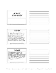 Evidence law / Violence against women / Prosecution / Family therapy / Aequitas / Domestic violence / Violence / Witness tampering / Prosecutor / Law / Ethics / Crimes