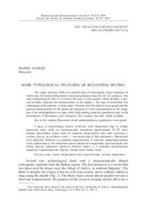 Zbornik radova Vizantolo{kog instituta HßçÇÇ, 2010 Recueil des travaux de l’Institut d’etudes byzantines XßVII, 2010