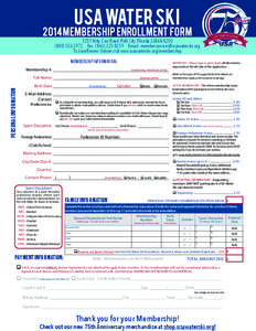 usa water ski[removed]Membership enrollment form