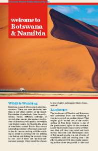 ©Lonely Planet Publications Pty Ltd  Welcome to Botswana & Namibia