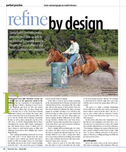 perfect practice  article and photographs by Jennifer Denison refineby design Florida barrel racer Julie Gerona