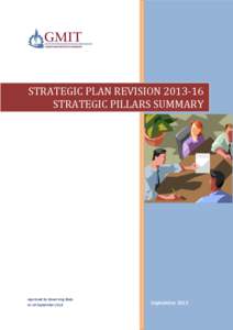 STRATEGIC PLAN REVISION[removed]STRATEGIC PILLARS SUMMARY Approved by Governing Body on 19 September 2013