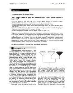 Pteridopsida / Cyatheales / Polypodiales / Pteridaceae / Salviniales / Gleicheniaceae / Dicksoniaceae / Cyatheaceae / Saccolomataceae / Plant taxonomy / Botany / Biology