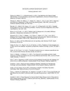 Health / Pharmaceuticals policy / Medicare / AcademyHealth / Government / Medicare Advantage / Federal assistance in the United States / Healthcare reform in the United States / Presidency of Lyndon B. Johnson