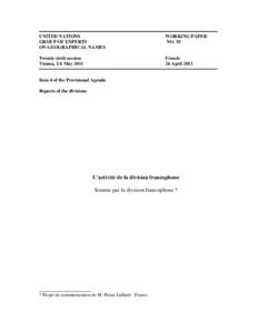 Microsoft Word - WP93_FRANCE GENUNG Division francophone v2.doc