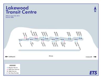 Lakewood Transit Centre Effective April 28, 2013 BusLink[removed]