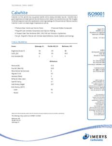 Imerys / Rothschild family / Sylacauga /  Alabama / Pultrusion / Calcium carbonate / Particle