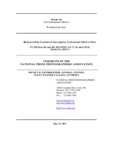 Copyright law / Data / United States copyright law / Photojournalism / Copyright law of the United States / Copyright / National Press Photographers Association / United States Copyright Office / Orphan works in the United States / Journalism / Intellectual property law / Photography