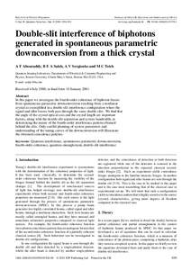 INSTITUTE OF PHYSICS PUBLISHING  JOURNAL OF OPTICS B: QUANTUM AND SEMICLASSICAL OPTICS J. Opt. B: Quantum Semiclass. OptS50–S54