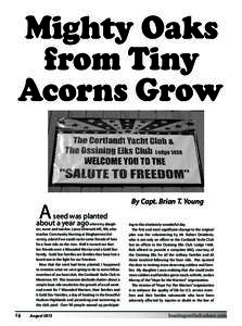 Mighty Oaks from Tiny Acorns Grow A