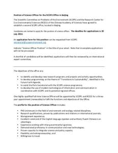 Microsoft Word - SCOPE Science Officer in Beijing.docx