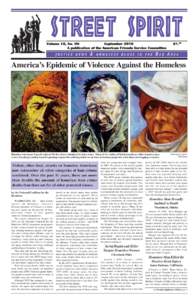 Street Spirit  Volume 16, No. 09 September 2010 A publication of the American Friends Service Committee JUSTICE NEWS