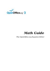 Markup languages / Formula editors / Elementary algebra / Equation / OpenOffice.org / TeX / Multiplication sign / Number / HTML / Software / Mathematics / Computing