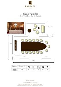 Salon Majestic  35 m² + Alcôve - Rez-de-chaussée E C