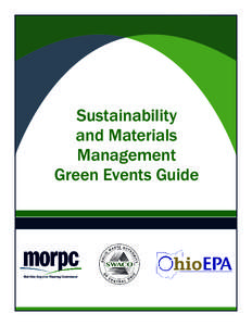 Green Guidelines  Sustainability and Materials Management Green Events Guide