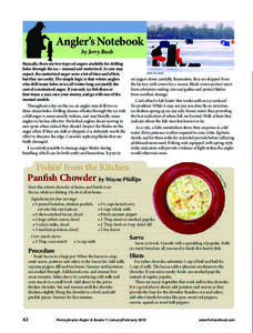 Chowder / Ice fishing / Auger / Personal life / Health / Recreation / Soups / American cuisine / Fish chowder