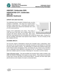 Washington State Department of Transportation Aviation Division Goldendale Airport Klickitat County, Washington