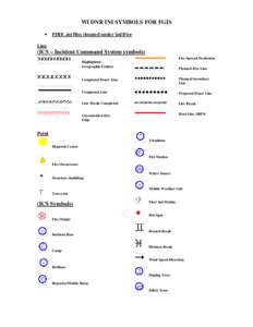 WI DNR INI SYMBOLS FOR FGIS • FIRE .ini files (located under \ini\Fire  Line