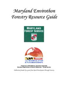 Forestry Study Guide for Maryland Envirothon