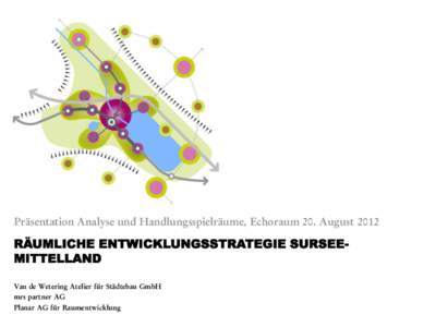 Präsentation Analyse und Handlungsspielräume, Echoraum 20. August[removed]RÄUMLICHE ENTWICKLUNGSSTRATEGIE SURSEEMITTELLAND Van de Wetering Atelier für Städtebau GmbH mrs partner AG Planar AG für Raumentwicklung