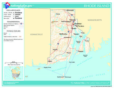 nationalatlas.gov Where We Are RHODE ISLAND  TM