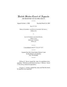 United States Court of Appeals FOR THE DISTRICT OF COLUMBIA CIRCUIT Argued October 3, 2008  Decided March 24, 2009