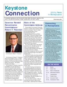 Keystone  Connection Utility News in Pennsylvania