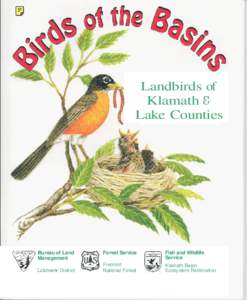 Landbirds of Klamath G Lake Counties c