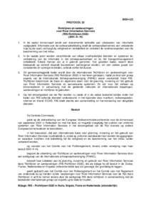 2003-I-22 PROTOCOL 22 Richtlijnen en aanbevelingen voor River Information Services (RIS-Richtlijnen–II–19)