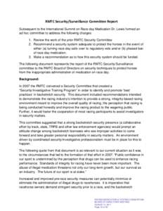 Microsoft Word - RMTC Security-Surveillance Committee Report.doc