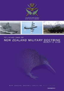 NZDDP–D Introduction Foundations of New Zealand Military Doctrine (NZDDP–D) (Second Edition)