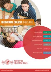 INDIVIDUAL COURSE BROCHUREConvenient & Affordable