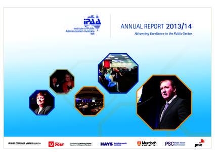 ANNUAL REPORT[removed]Advancing Excellence in the Public Sector PREMIER CORPORATE MEMBERS[removed]  Contents