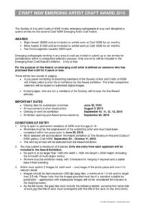 DOCUMENT 1 – Introduction and Conditions of entry