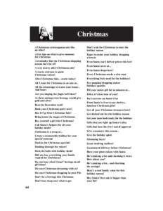 Christmas music / Santa Claus / Folklore / Radio / Religious music / Christmas worldwide / The Secret World of Santa Claus / Christmas / Christmas and holiday season / Seasons