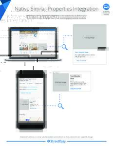 Native Similar Properties Integration StreetEasy’s Similar Properties Integration is an opportunity to feature your building or listings alongside one of our most engaging content modules Disclaimer: As these are nativ