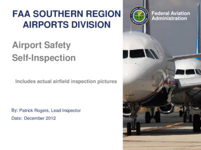 Airport Safety Self Inspection - FAA Southern Region