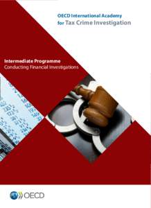 OECD International Academy  OECD Foundation for Tax Crime Investigation