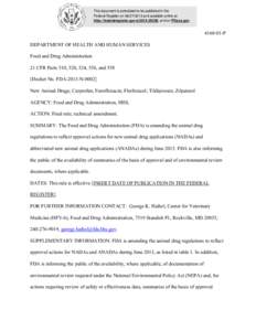 This document is scheduled to be published in the Federal Register on[removed]and available online at http://federalregister.gov/a[removed], and on FDsys.gov[removed]P DEPARTMENT OF HEALTH AND HUMAN SERVICES