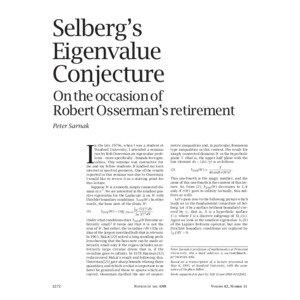 Selberg’s Eigenvalue Conjecture