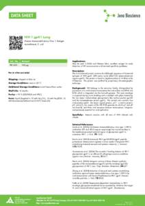 HIV-1 gp41 Long Human Immunodeficiency Virus 1 Antigen recombinant, E. coli Cat. No.