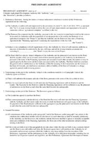 Microsoft Word - PRELIMINARY AGREEMENT .doc