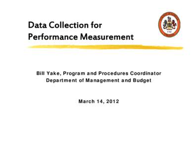 Microsoft PowerPoint - Data Collection for Performance Measurement[removed]ppt [Compatibility Mode]