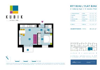 BYT B24U / FLAT B24U 2 izbov / lobby  0 3 , 61