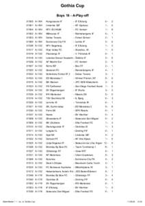 Göteborgs Fotbollförbund / Sports / Division 3 / Football in Sweden / Association football / Sport in Sweden