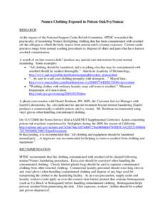 Biology / Contact dermatitis / Urushiol-induced contact dermatitis / Health / Medicinal plants / Toxicodendron radicans / Urushiol / Clothing / Toxicodendron vernicifluum / Toxicodendron / Medicine / Allergology