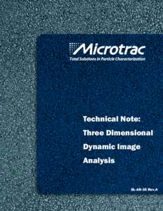 Technical Note: Three Dimensional Dynamic Image Analysis