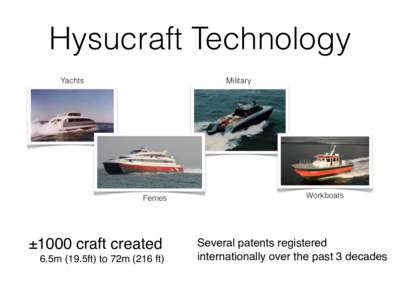 Hysucraft Technology Yachts Military  Ferries