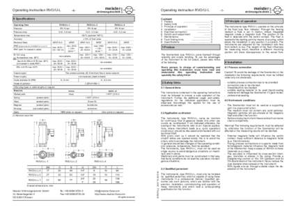 -4-  Operating instruction RVO/U-L strömungstechnik