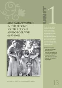 Australian Women in the Second South African Anglo-Boer War[removed])